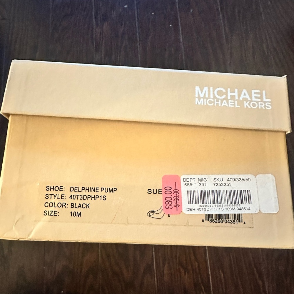 Michael Kors Black Suede Heels - Picture 4 of 4